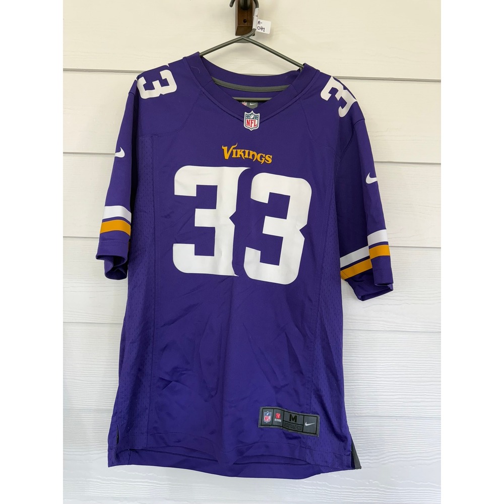 #A- 047- Nike NFL Minnesota Vikings Dalvin Cook 33 Jersey Mens Md Football